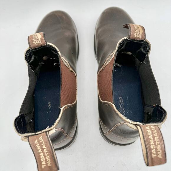 Blundstone 500 Brown Leather Pull-On Chelsea Boots Men's Size 11 - Picture 7 of 9